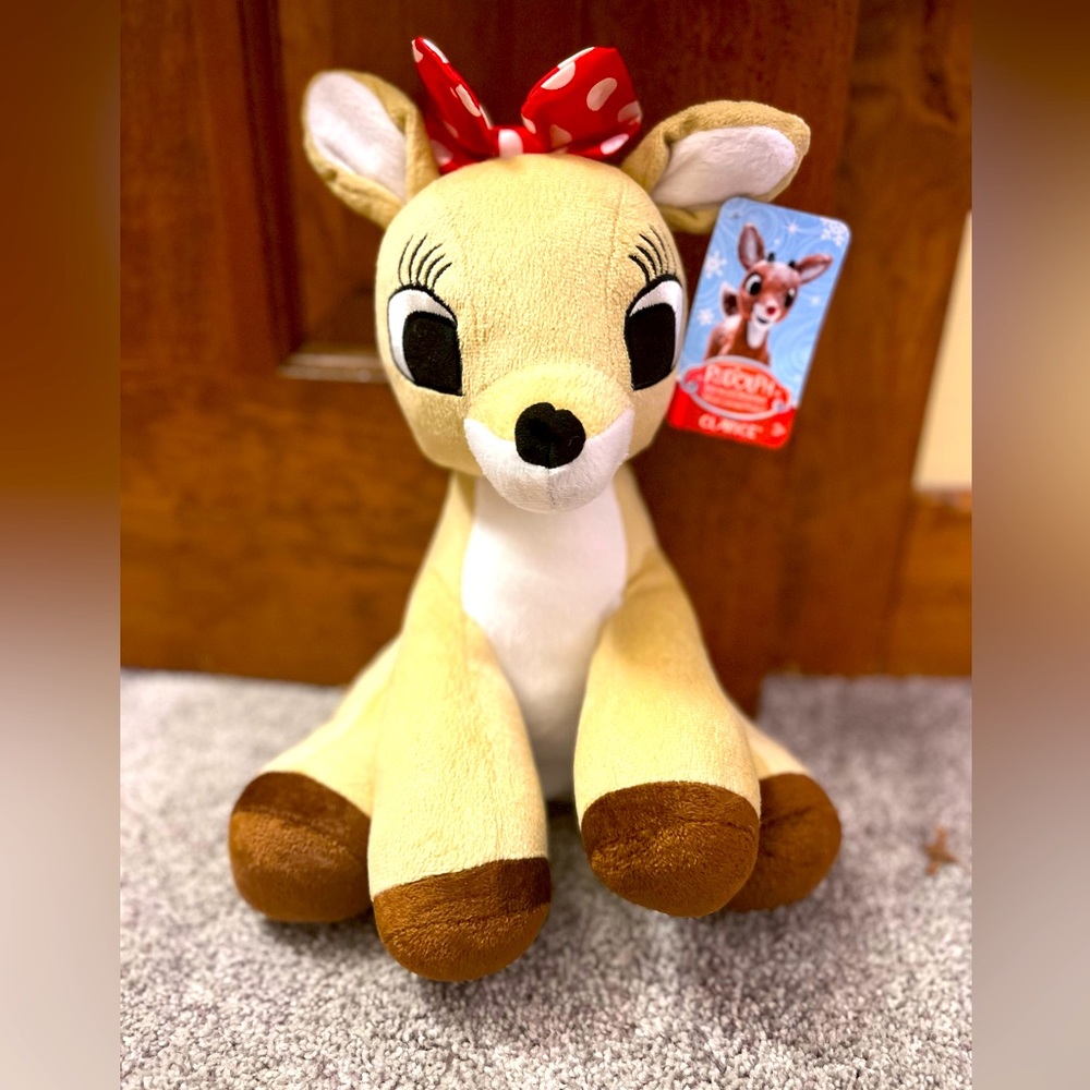 Clarice - from Rudolph The Red Nosed Reindeer  Stuffed 10" plush.